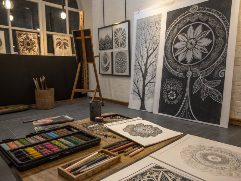 Charcoal Drawing & Expressive Techniques (Art & Design)